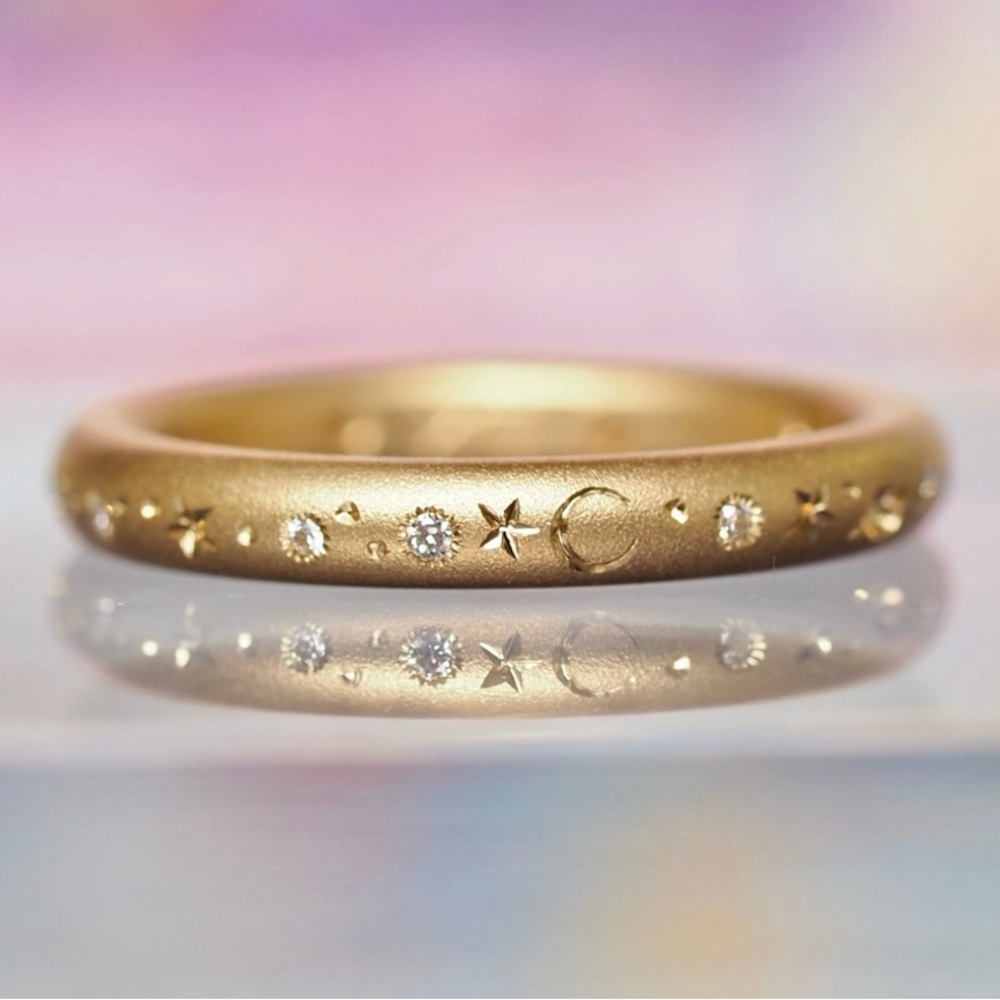 Pieces of Starr 14k Celestial Gold & Diamond Ring $2200